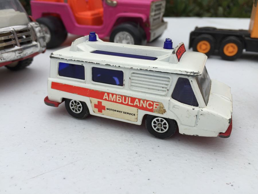 Vintage BUDDY L Vehicle Lot Including ARMY Vehicles Tank And Trucks Made In Japan [Photo 21]