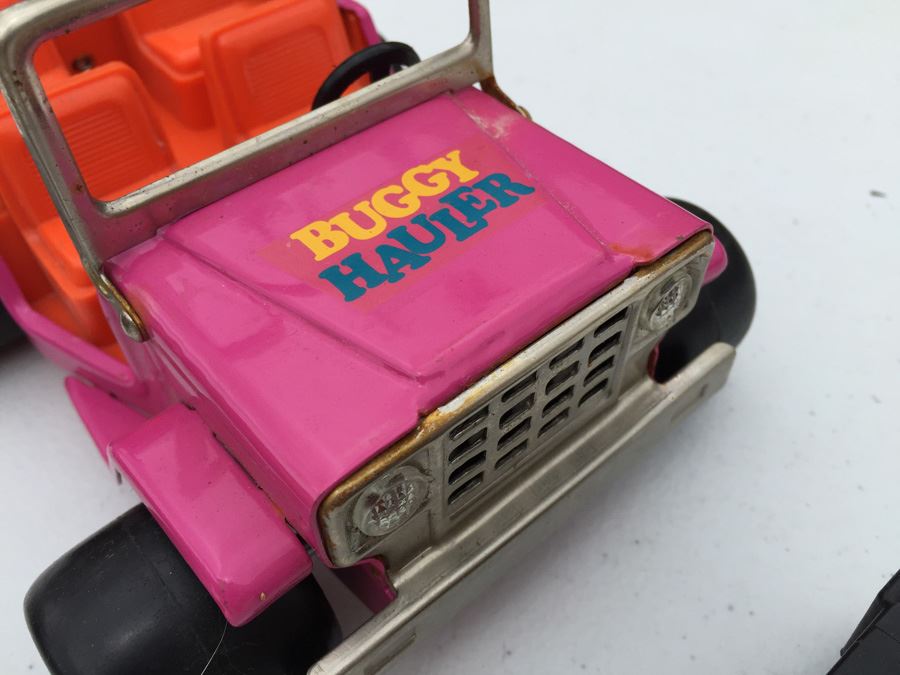 Vintage BUDDY L Vehicle Lot Including ARMY Vehicles Tank And Trucks Made In Japan [Photo 25]