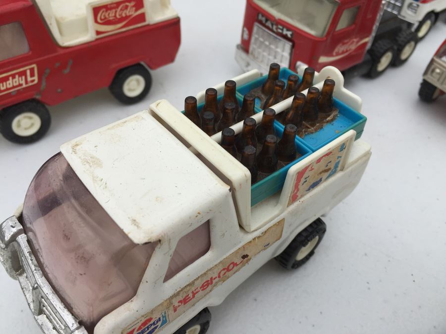 Vintage BUDDY L Vehicle Lot Including ARMY Vehicles Tank And Trucks Made In Japan [Photo 10]