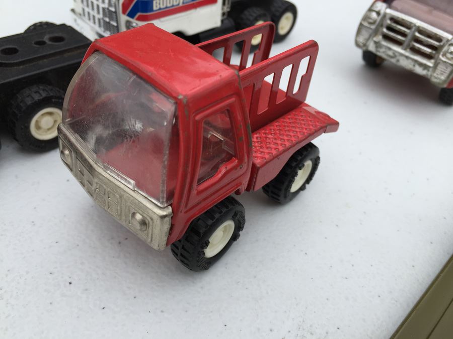 Vintage BUDDY L Vehicle Lot Including ARMY Vehicles Tank And Trucks Made In Japan [Photo 14]