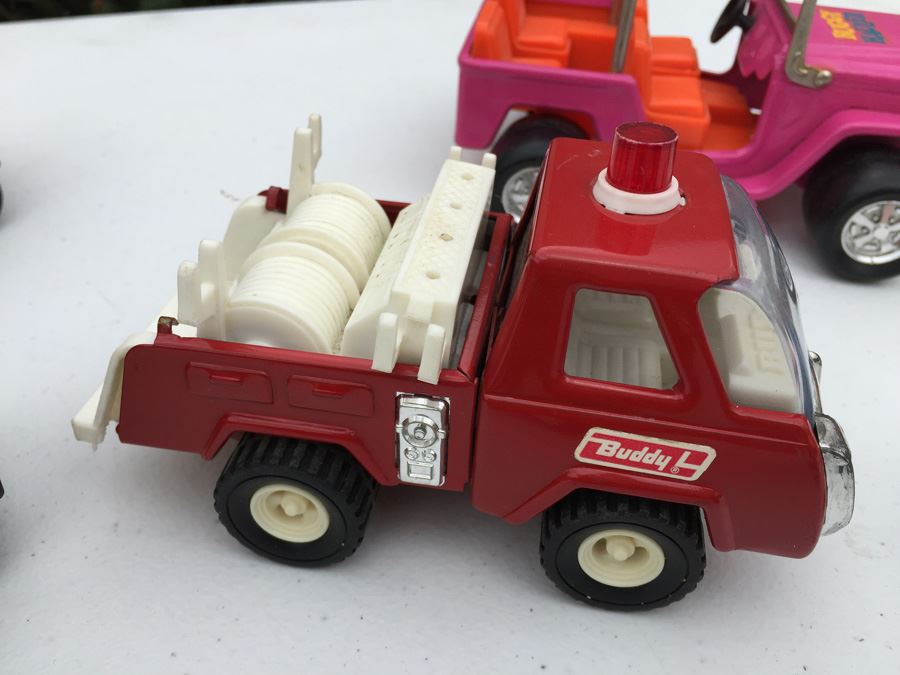 Vintage BUDDY L Vehicle Lot Including ARMY Vehicles Tank And Trucks Made In Japan [Photo 20]