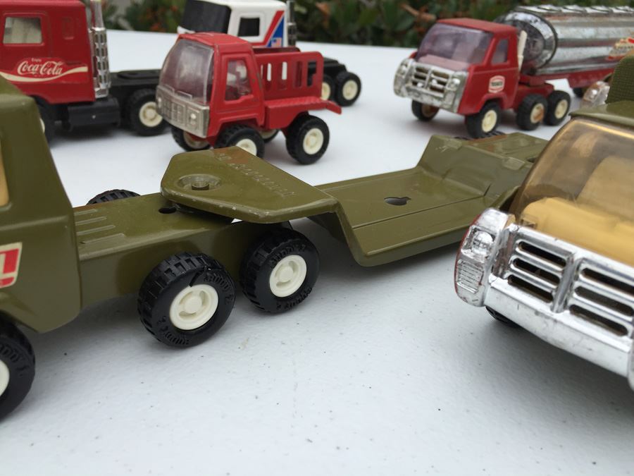 Vintage BUDDY L Vehicle Lot Including ARMY Vehicles Tank And Trucks Made In Japan [Photo 4]