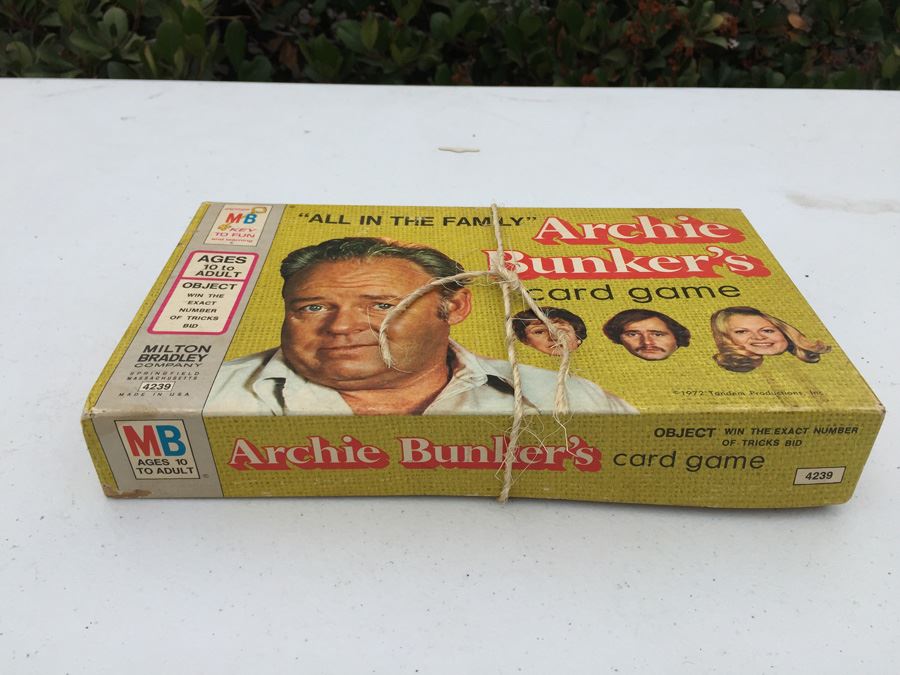 Vintage Archie Bunker's Card Game Milton Bradley All In The Family 1972 [Photo 3]