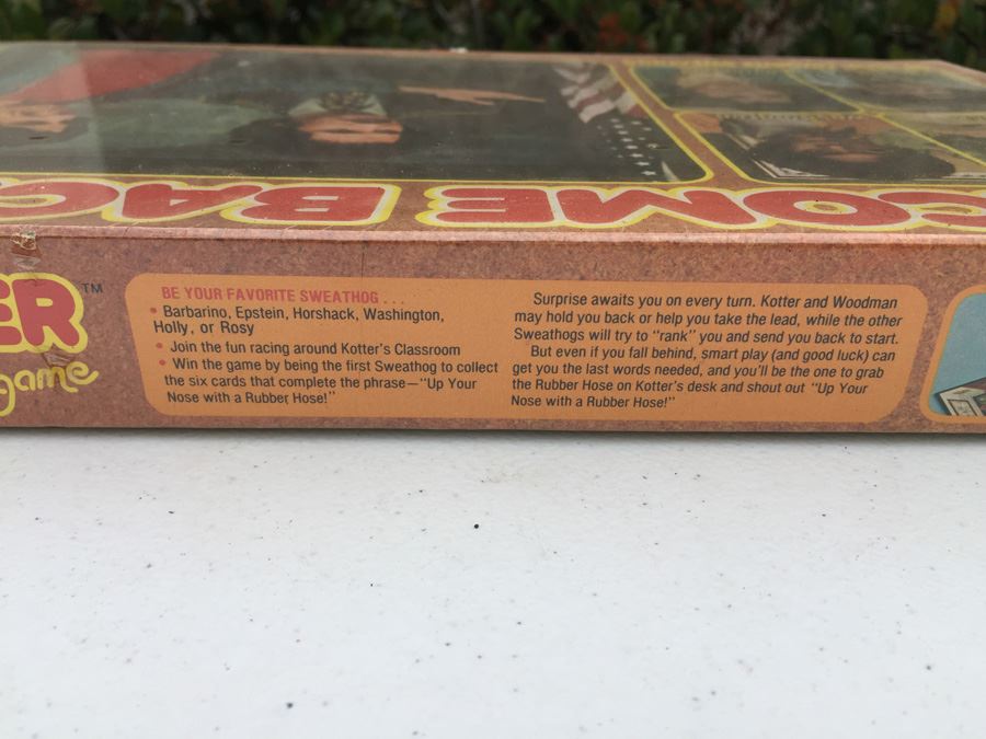 Welcome Back, Kotter The Up Your Nose With A Rubber Hose Game Sealed New In Box IDEAL 1976 [Photo 10]