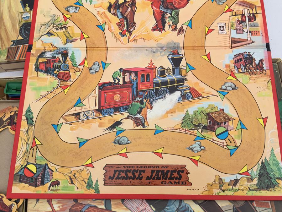 The Legend Of Jessie James Board Game Milton Bradley Based On ABC TV Show Vintage 1966 [Photo 12]
