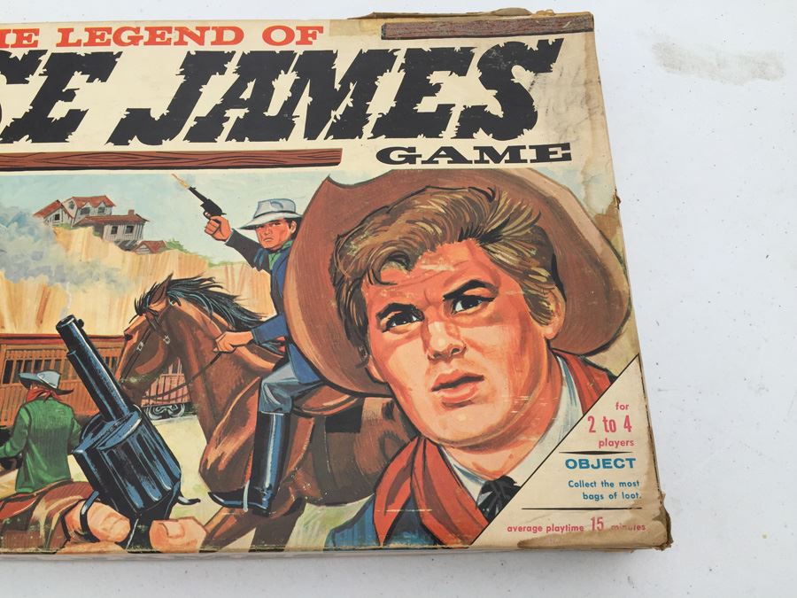 The Legend Of Jessie James Board Game Milton Bradley Based On ABC TV Show Vintage 1966 [Photo 5]