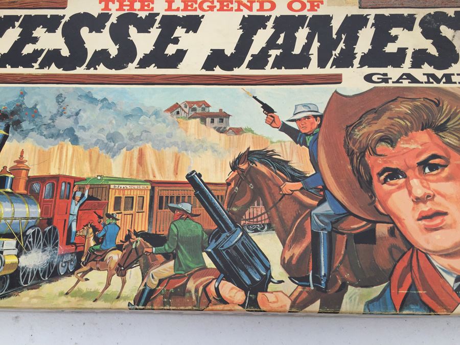 The Legend Of Jessie James Board Game Milton Bradley Based On ABC TV Show Vintage 1966 [Photo 2]