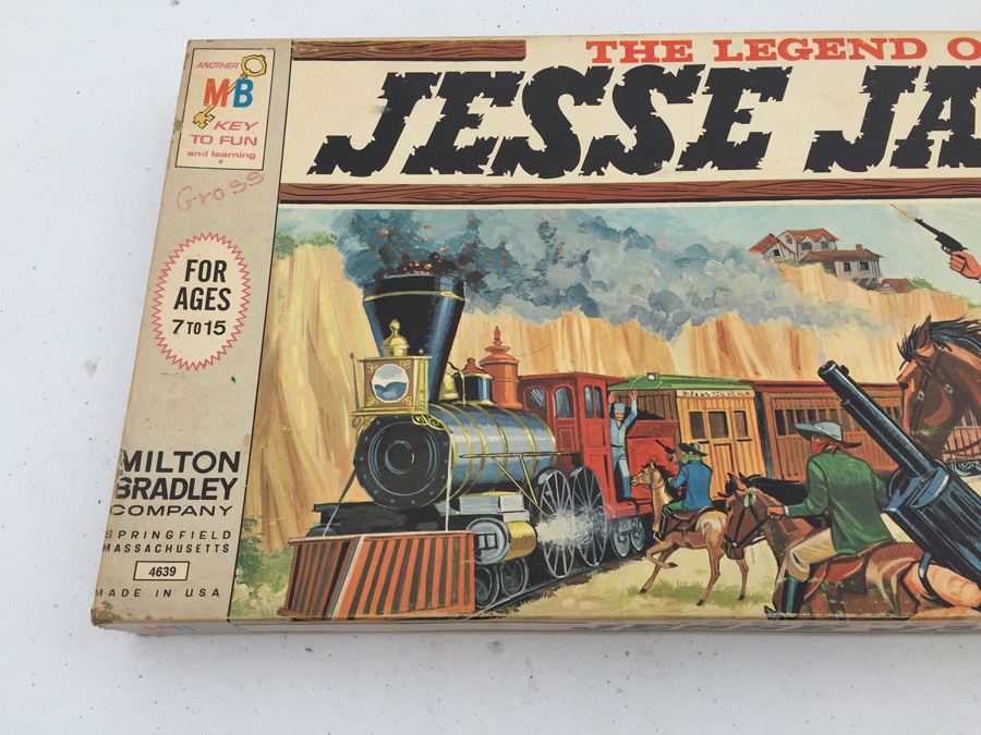 The Legend Of Jessie James Board Game Milton Bradley Based On ABC TV Show Vintage 1966 [Photo 4]