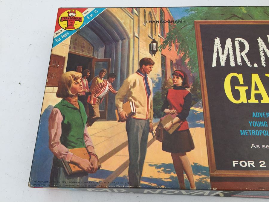 Mr. Novak Game Adventures Of A Young Teacher In A Metropolitan High School As Seen On NBC TV TRANSOGRAM Vintage 1963 [Photo 2]