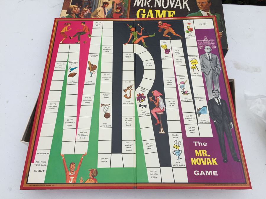 Mr. Novak Game Adventures Of A Young Teacher In A Metropolitan High School As Seen On NBC TV TRANSOGRAM Vintage 1963 [Photo 3]