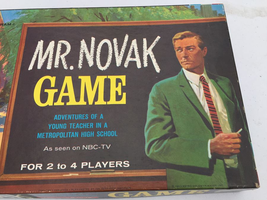 Mr. Novak Game Adventures Of A Young Teacher In A Metropolitan High School As Seen On NBC TV TRANSOGRAM Vintage 1963 [Photo 4]