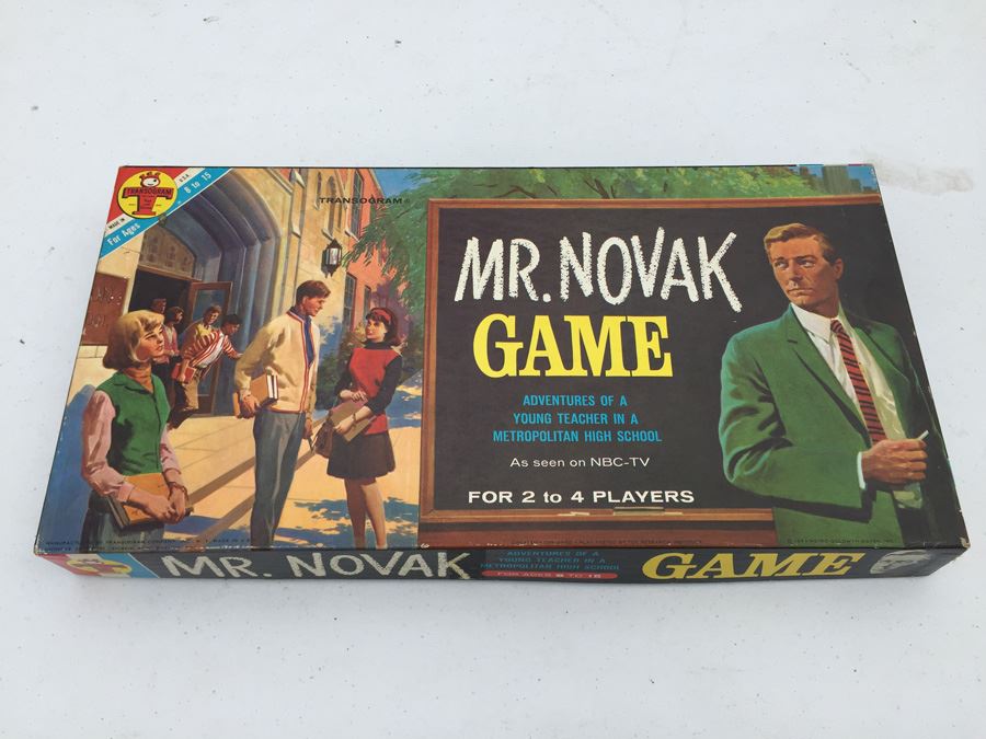 Mr. Novak Game Adventures Of A Young Teacher In A Metropolitan High School As Seen On NBC TV TRANSOGRAM Vintage 1963 [Photo 1]