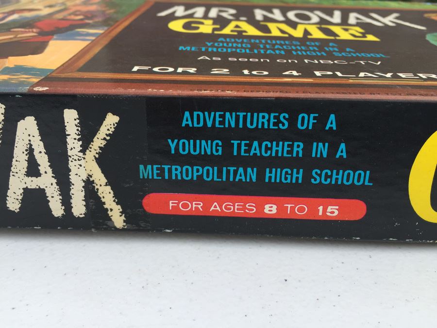 Mr. Novak Game Adventures Of A Young Teacher In A Metropolitan High School As Seen On NBC TV TRANSOGRAM Vintage 1963 [Photo 6]