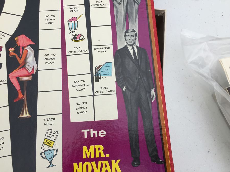 Mr. Novak Game Adventures Of A Young Teacher In A Metropolitan High School As Seen On NBC TV TRANSOGRAM Vintage 1963 [Photo 12]