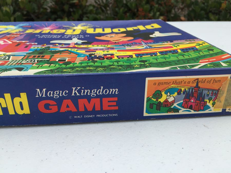 A Visit To Walt Disney World Magic Kingdom Board Game Milton Bradley Vintage 1972 [Photo 5]