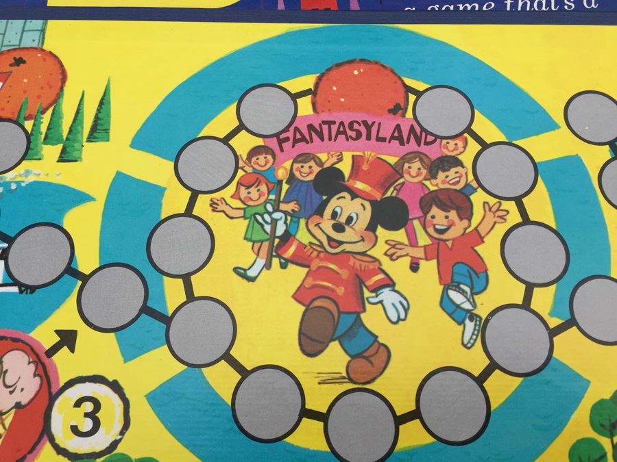 A Visit To Walt Disney World Magic Kingdom Board Game Milton Bradley Vintage 1972 [Photo 10]
