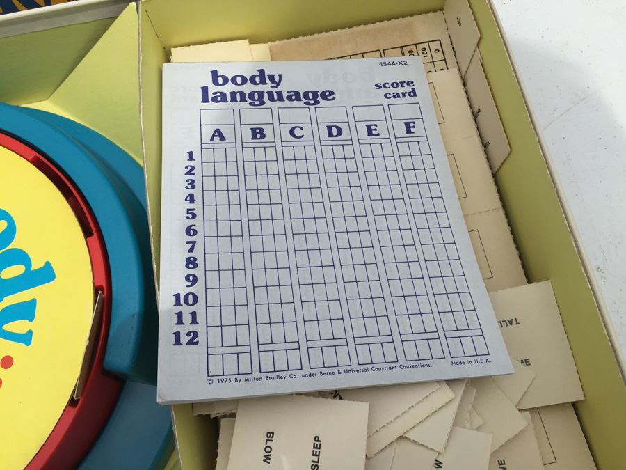 Body Language Game The Party Pantomime Word Game Lucille Ball Milton Bradley Vintage 1975 [Photo 7]