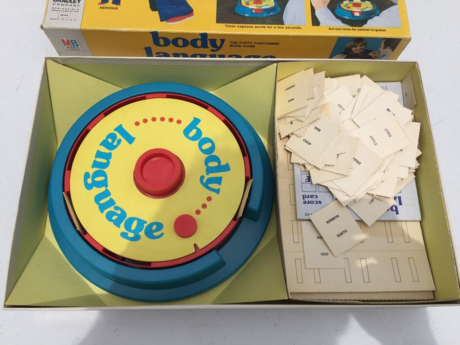 Body Language Game The Party Pantomime Word Game Lucille Ball Milton Bradley Vintage 1975 [Photo 3]