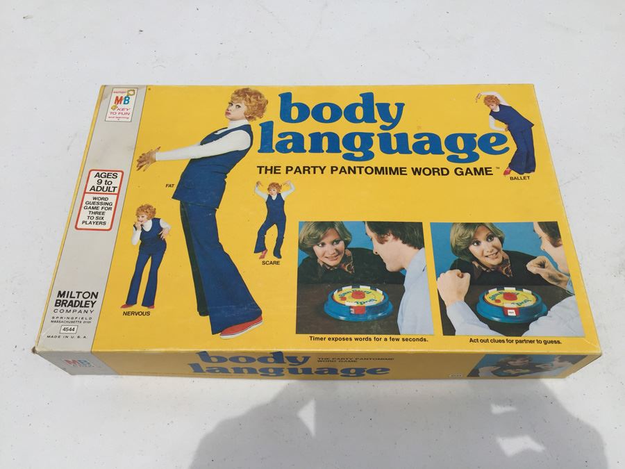 Body Language Game The Party Pantomime Word Game Lucille Ball Milton Bradley Vintage 1975 [Photo 1]