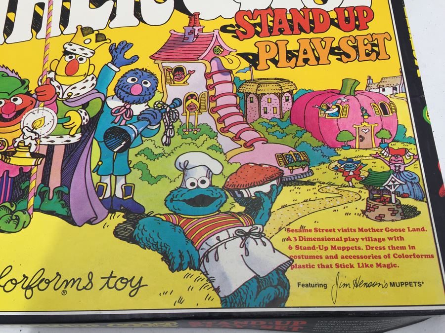 The Sesame Street Mother Goose Stand Up Play Set Colorforms Toy Featuring Jim Henson's Muppets Vintage 1978 [Photo 2]
