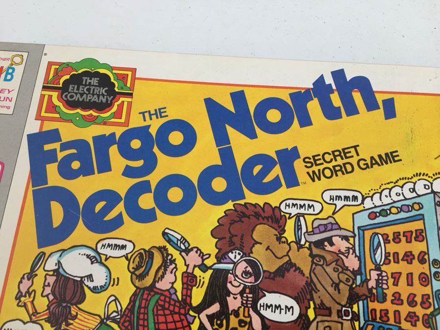 The Electric Company The Fargo North, Decoder Secret Word Game New In Box Milton Bradley Vintage 1978 [Photo 5]