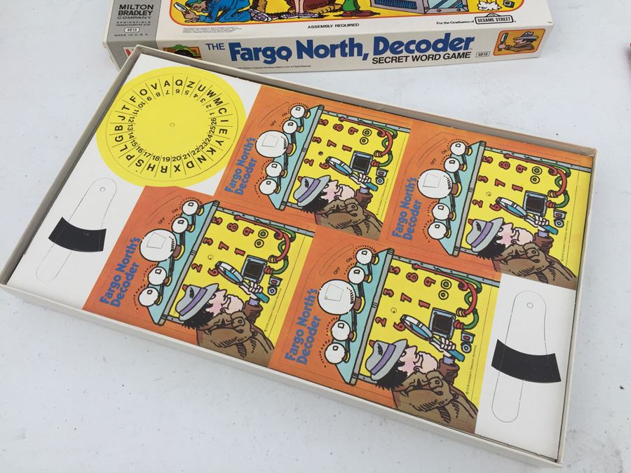 The Electric Company The Fargo North, Decoder Secret Word Game New In Box Milton Bradley Vintage 1978 [Photo 2]