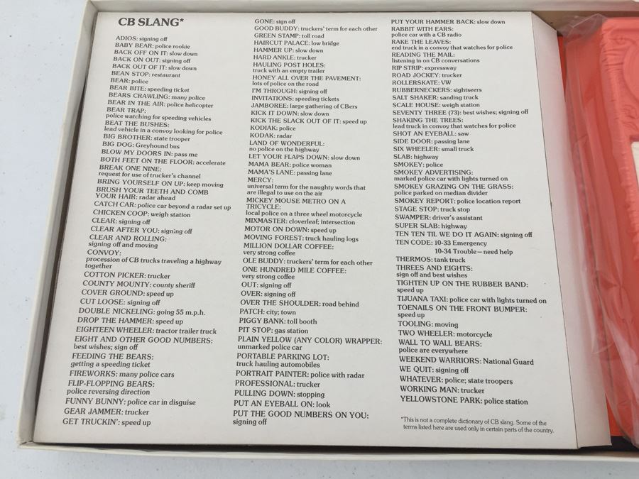 CB Radio Game Parker Brothers Vintage 1976 [Photo 8]