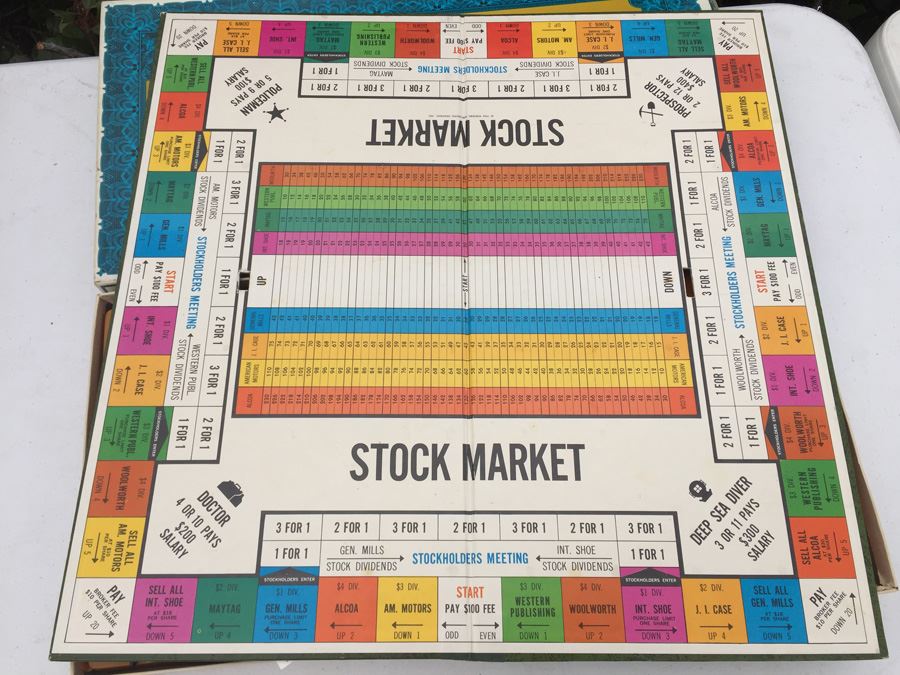 Stock Market Game Deluxe Edition Western Publishing Company Vintage 1963 [Photo 5]