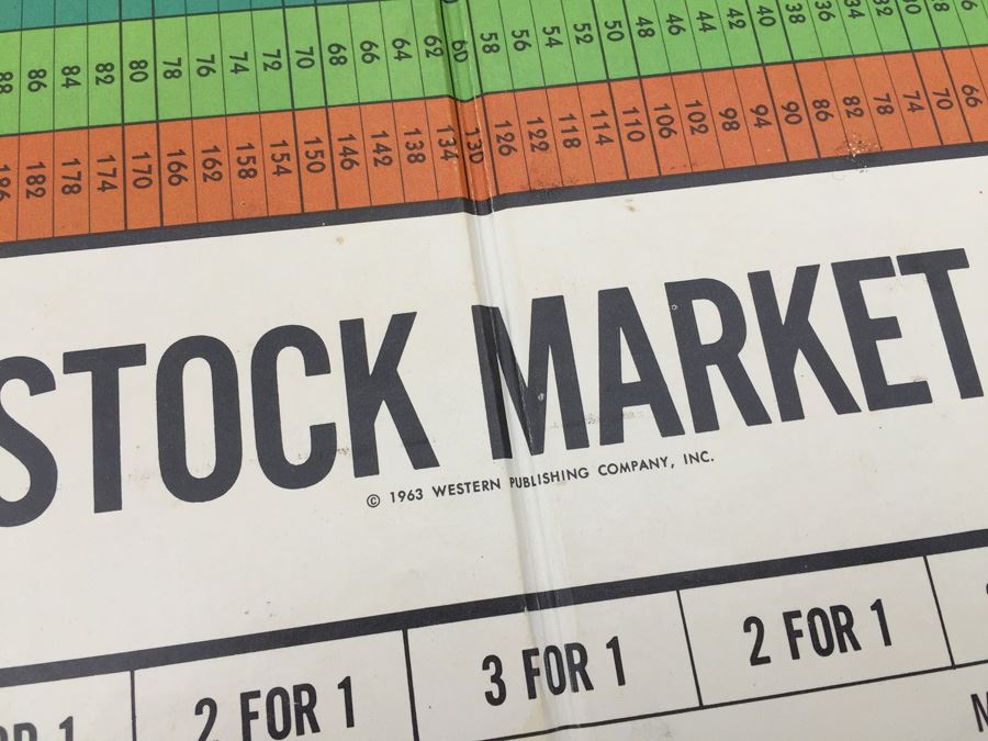 Stock Market Game Deluxe Edition Western Publishing Company Vintage 1963 [Photo 6]