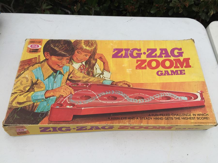Zig-Zag Zoom Game By Ideal Vintage 1970 [Photo 1]