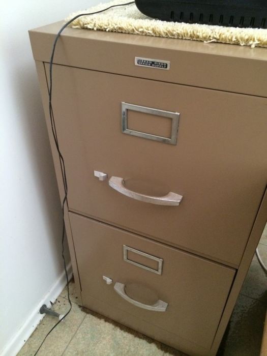 2-Drawer Metal Filing Cabinet