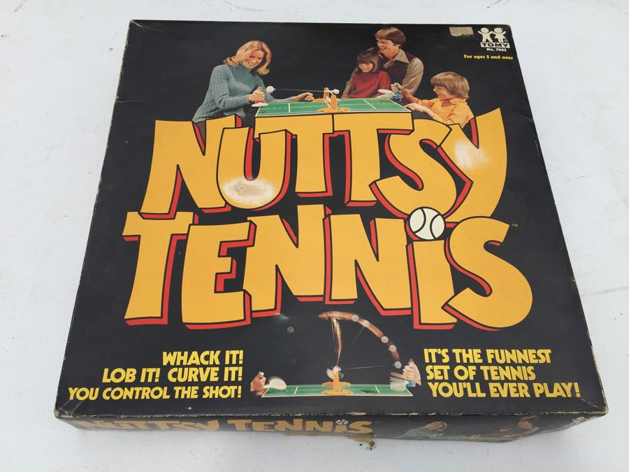 Nuttsy Tennis Game TOMY Vintage 1974 [Photo 1]