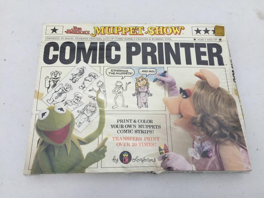 Jim Henson's Muppet Show Comic Printer Sealed New In Box Colorforms Vintage 1980 [Photo 1]