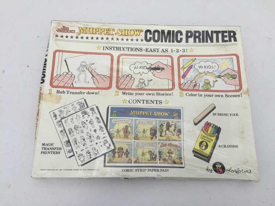 Jim Henson's Muppet Show Comic Printer Sealed New In Box Colorforms Vintage 1980 [Photo 6]