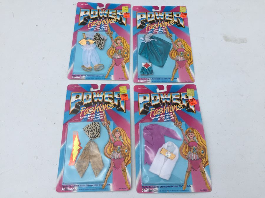 POWER Fashions Fits She-Ra, Angella And Golden Girls By Shillman Vintage 1985