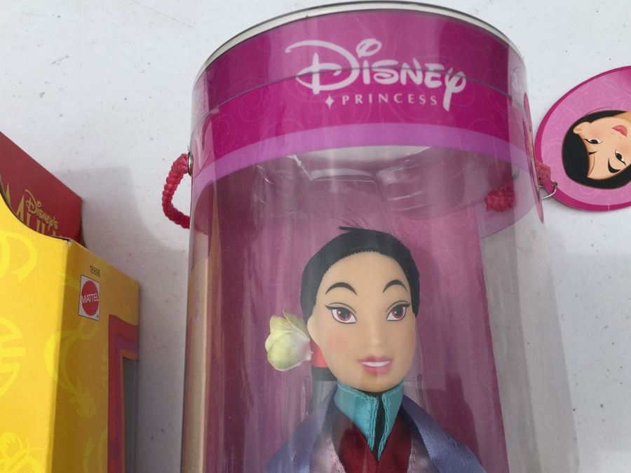 (3) Disney's Mulan Action Figures Dolls Captain Li Shang And Secret Hero Mulan New In Box Mattel Disney Store [Photo 18]