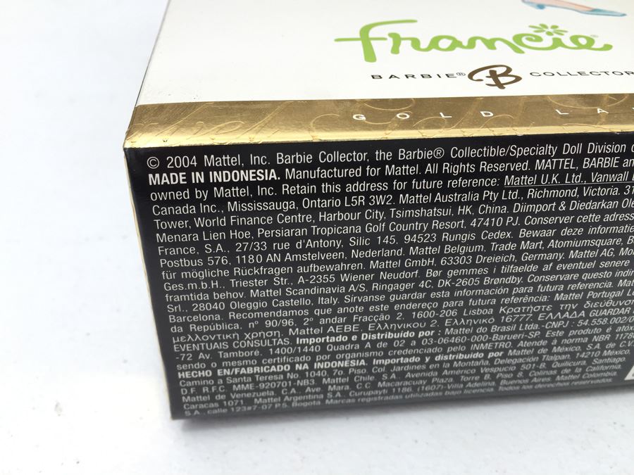 Gold Label Francie Barbie Doll Mattel New In Box 2004 [Photo 6]