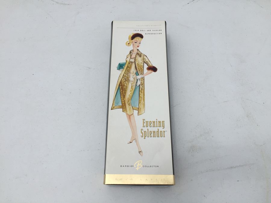 Gold Label 1959 Reproduction Evening Splendor Barbie Mattel New In Box 