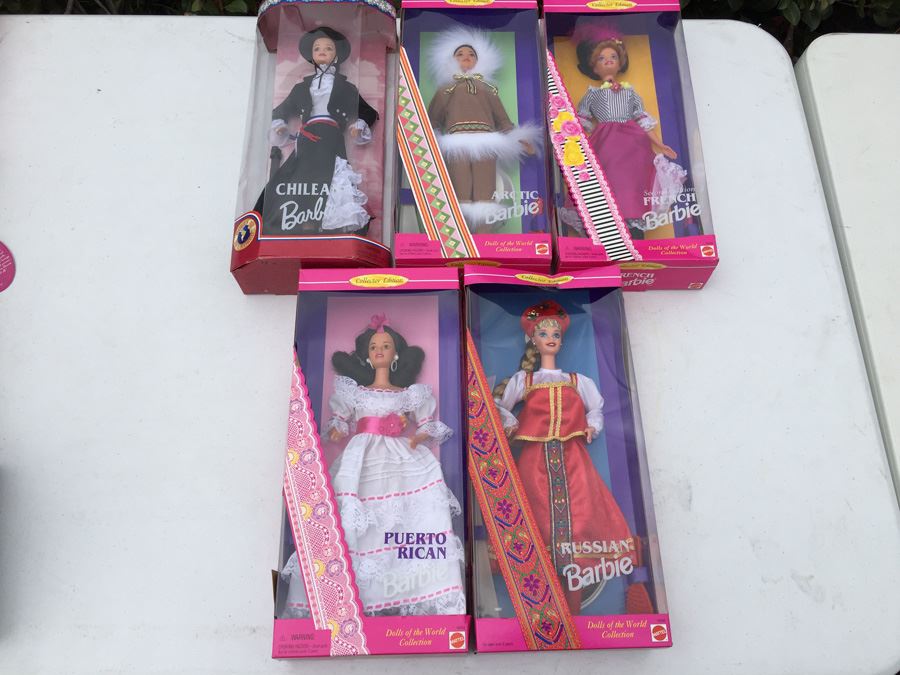 International Barbie Dolls New In Box Mattel