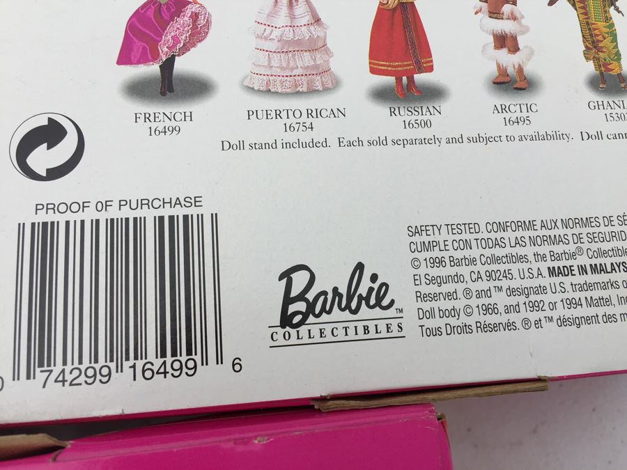 International Barbie Dolls New In Box Mattel [Photo 23]