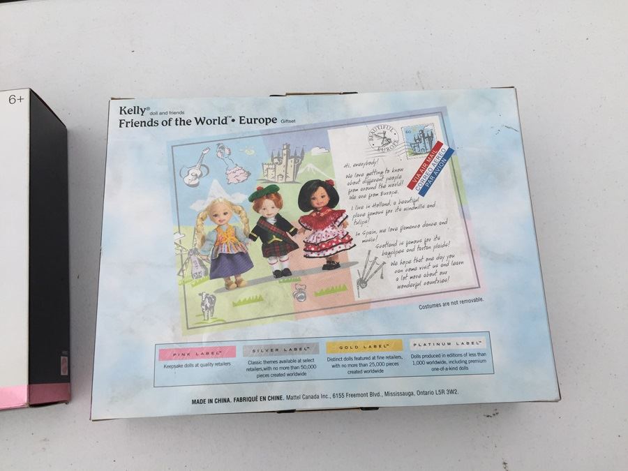 Pink Label Friends Of The World Europe Barbie Dolls New In Box Mattel 2004 [Photo 8]