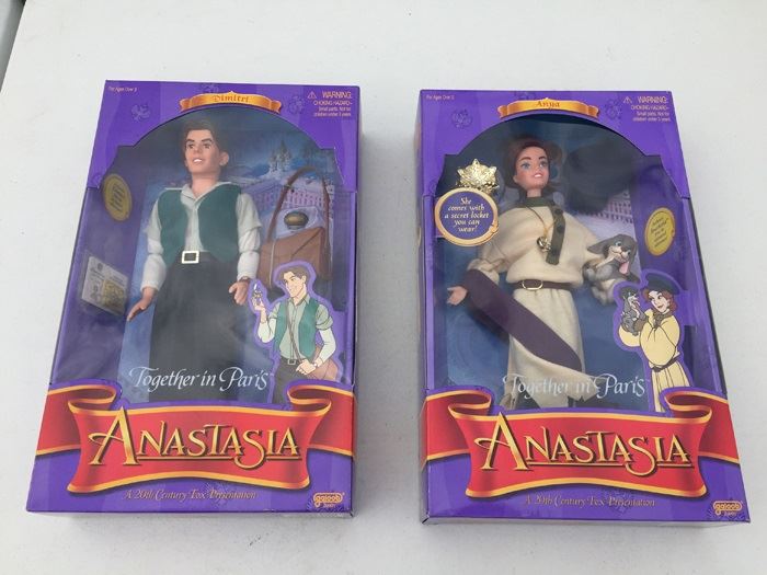 Anastasia Action Figures Dolls Anya And Dimitri New In Box Galoob 1997 [Photo 1]