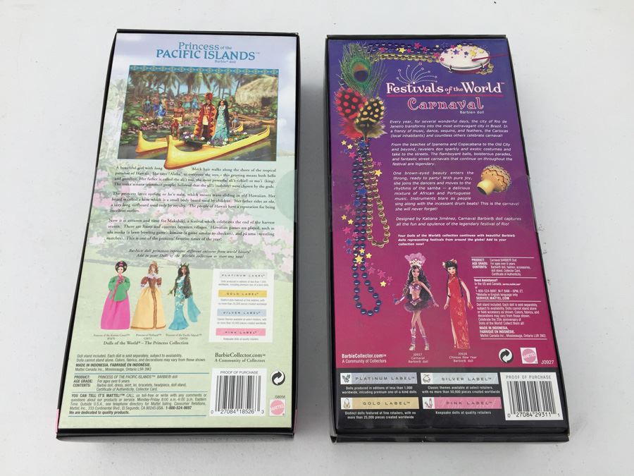 Pink Label Barbie Dolls Of The World Princess Of The Pacific Islands And Festivals Of The World Carnaval 2005 [Photo 11]