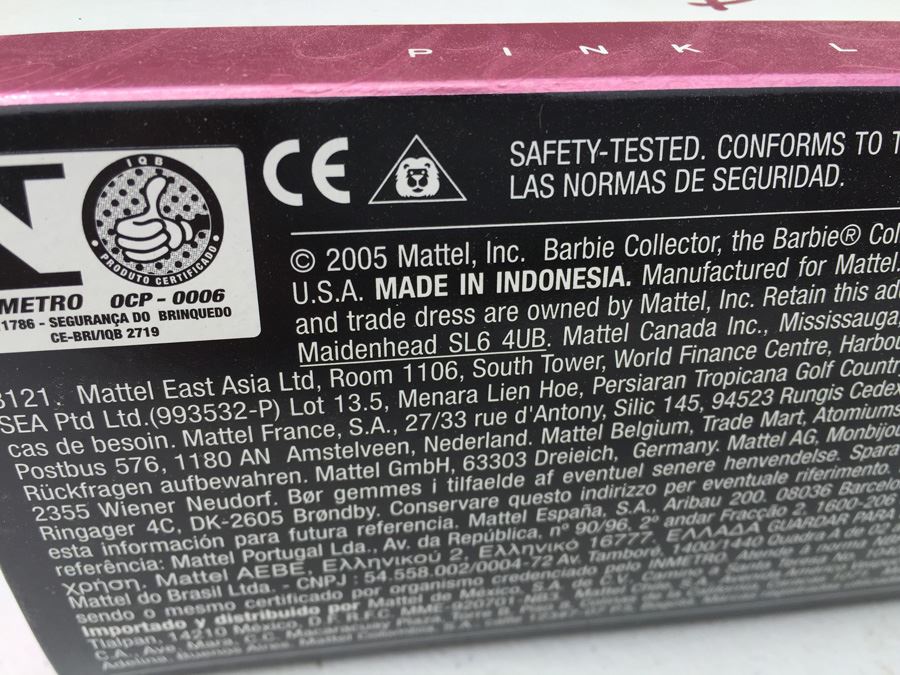 Pink Label Barbie Dolls Of The World Princess Of The Pacific Islands And Festivals Of The World Carnaval 2005 [Photo 17]