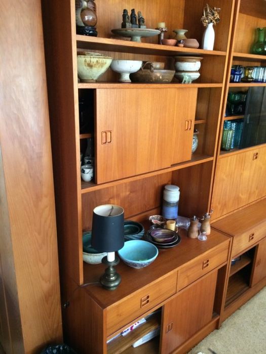 Danish Modern Bookcase Unit Pictured on the left [Photo 5]