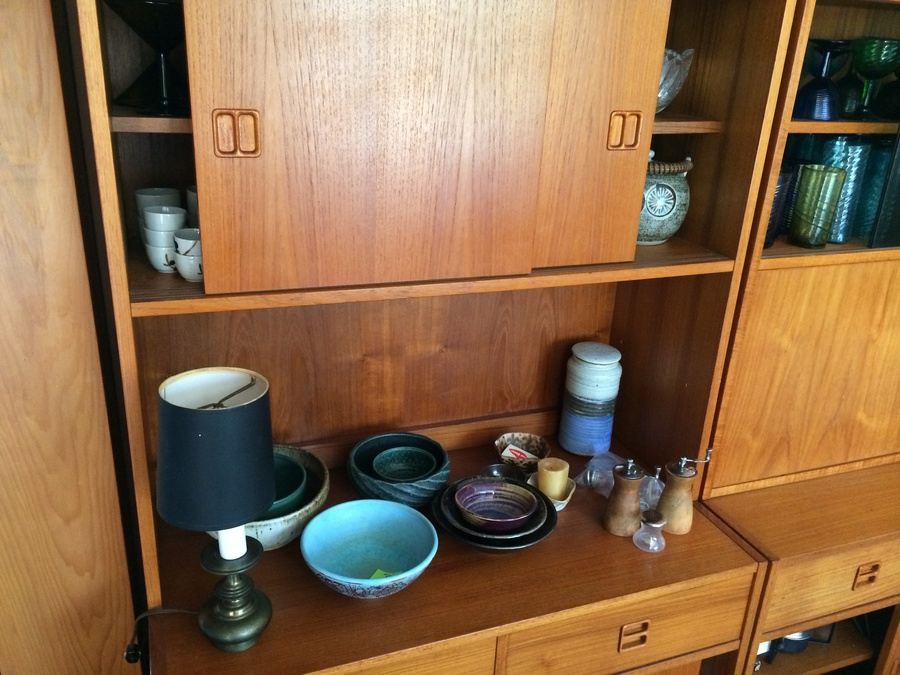 Danish Modern Bookcase Unit Pictured on the left [Photo 3]