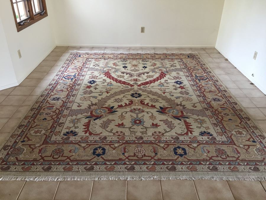 Flat-Woven Persian Area Rug Measures