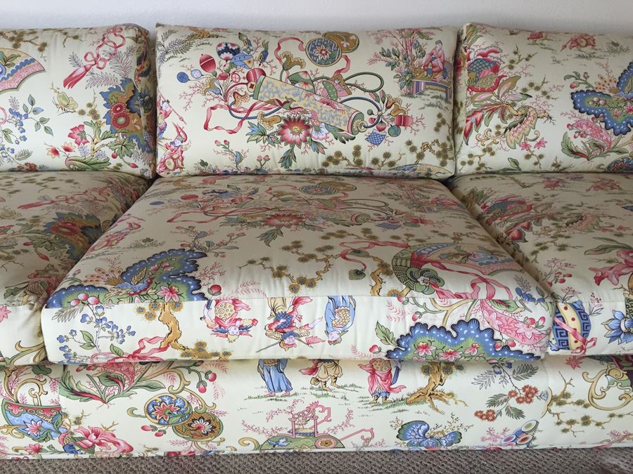 7 Foot Mid-Century Sofa Recently Reupholstered  [Photo 5]