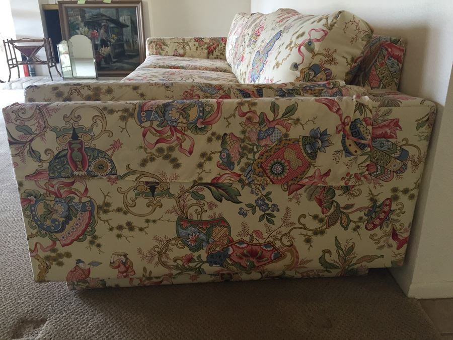 7 Foot Mid-Century Sofa Recently Reupholstered  [Photo 9]