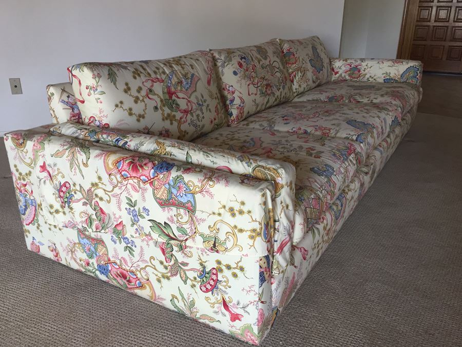 7 Foot Mid-Century Sofa Recently Reupholstered  [Photo 2]
